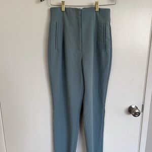Zara Blue High-Waisted Trousers